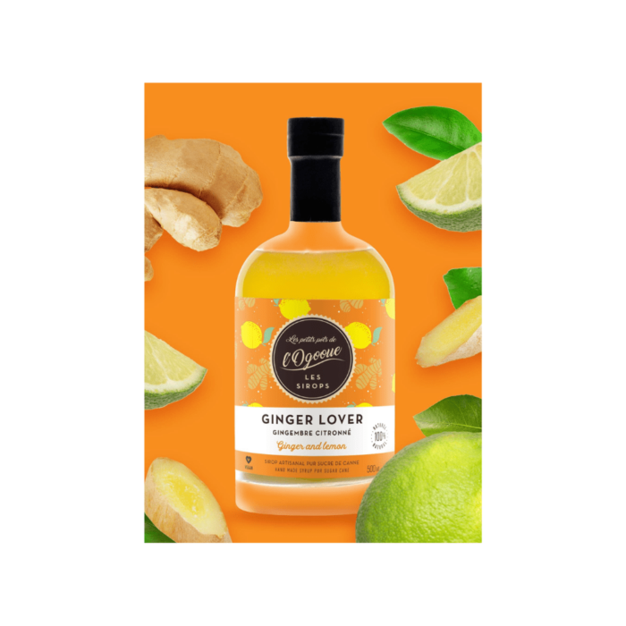 Sirop Ginger Lover | LES PETITS POTS DE L'OGOOUÉ 500ml