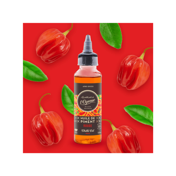 Huile de piment rouge | LES PETITS POTS DE L'OGOOUÉ 100ml