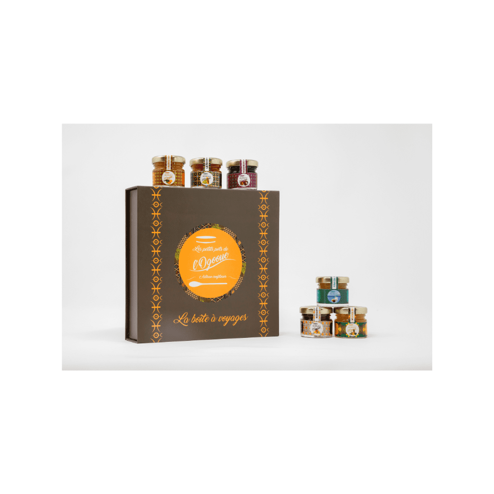 La boîte à voyage | LES PETITS POTS DE L'OGOOUÉ 270g La boîte à voyage | LES PETITS POTS DE L'OGOOUÉ 270g