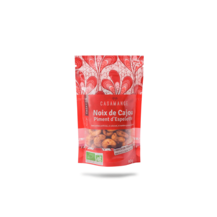 Noix de cajou au piment d'Espelette bio | CASAMANCE 90g