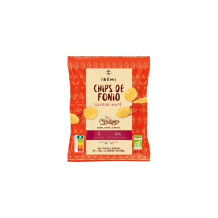 Chips de fonio bio mafé | IBÉMI 75g