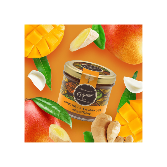 Chutney à la mangue épicée | LES PETITS POTS DE L'OGOOUÉ 120g