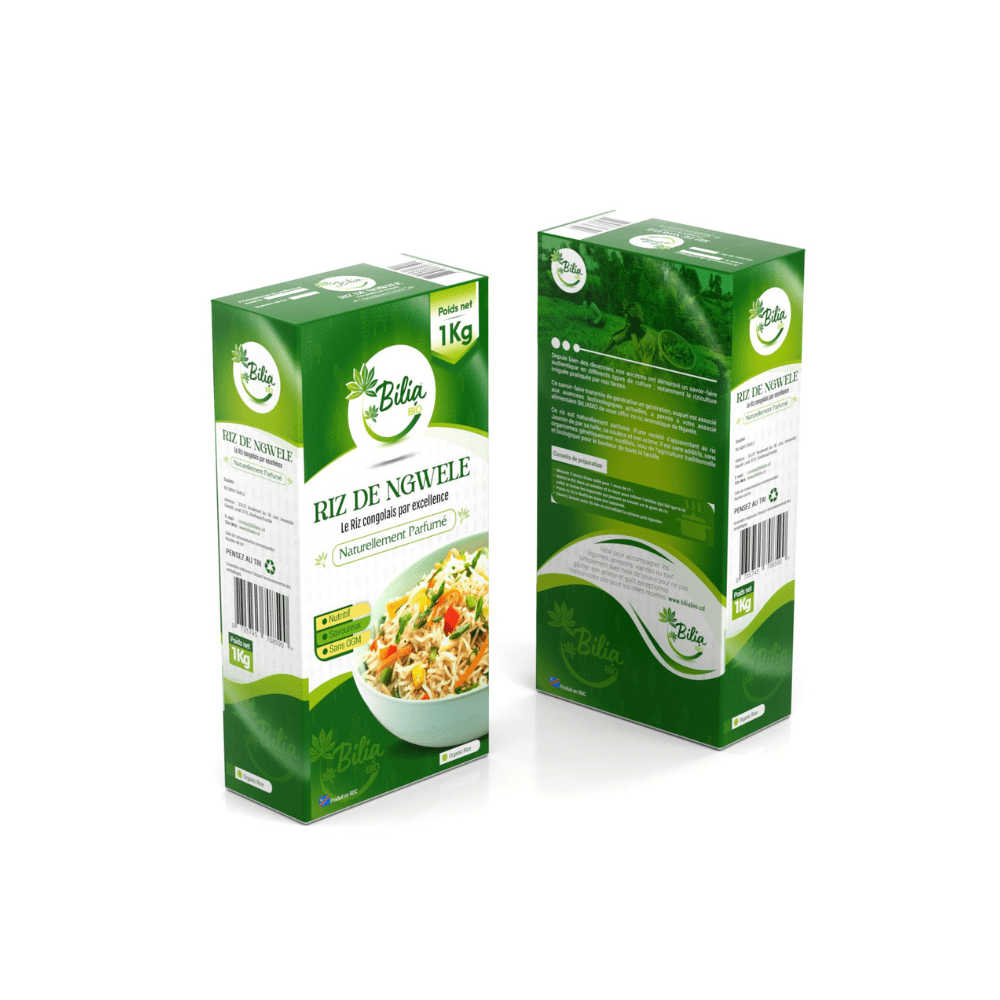 Riz de Ngwele | BILIA BIO 1kg Riz de Ngwele | BILIA BIO 1kg