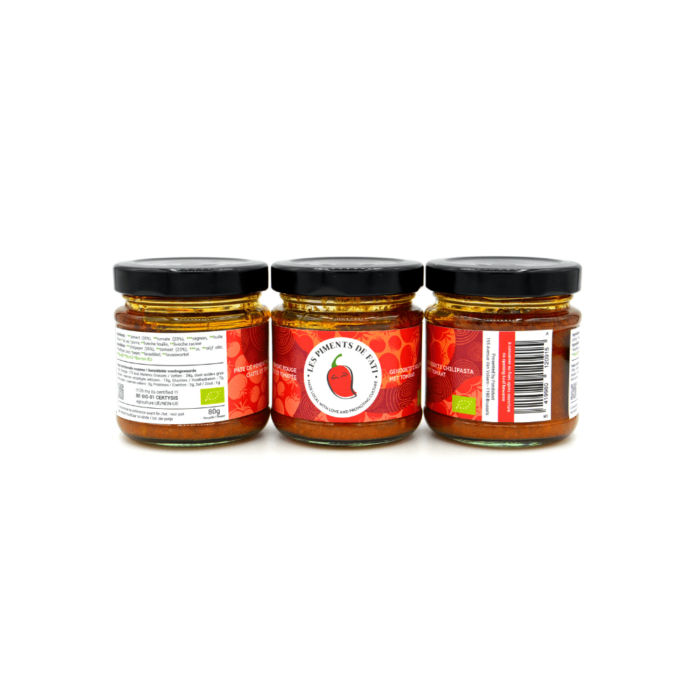 Pâte de piments rouges, cuite et tomatée bio | LES PIMENTS DE FATI 75g