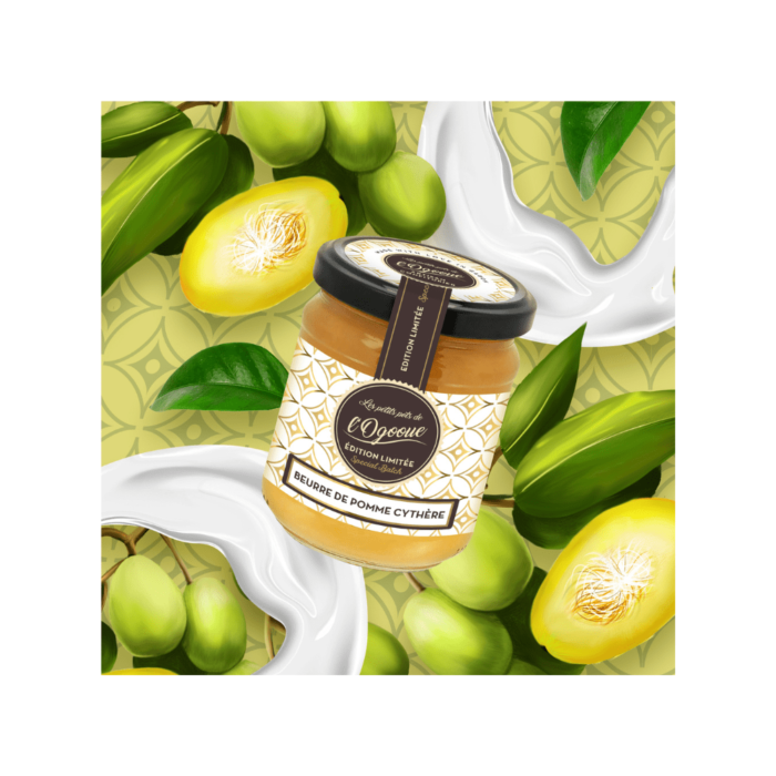 Beurre de pomme de Cythère | LES PETITS POTS DE L'OGOOUÉ 250g Beurre de pomme de Cythère | LES PETITS POTS DE L'OGOOUÉ 250g