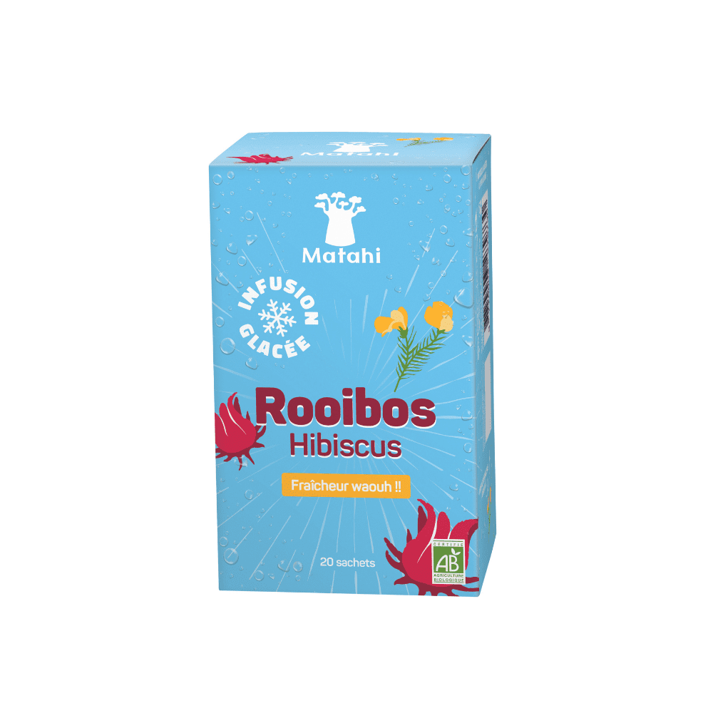 INFUSION GLACEE ROOIBOS HIBISCUS Infusion rooibos hibiscus bio | MATAHI 40g