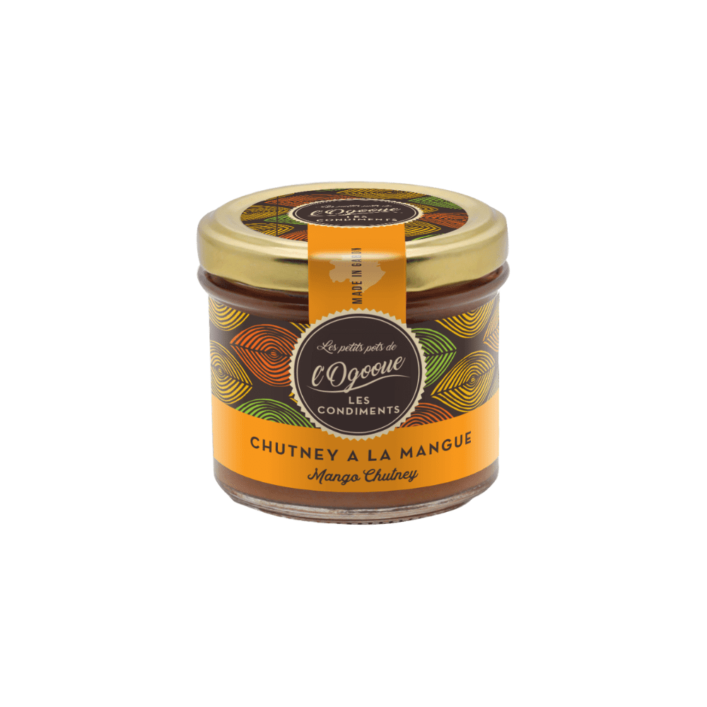 Chutney à la mangue épicée | LES PETITS POTS DE L'OGOOUÉ 120g Chutney à la mangue épicée | LES PETITS POTS DE L'OGOOUÉ 120g