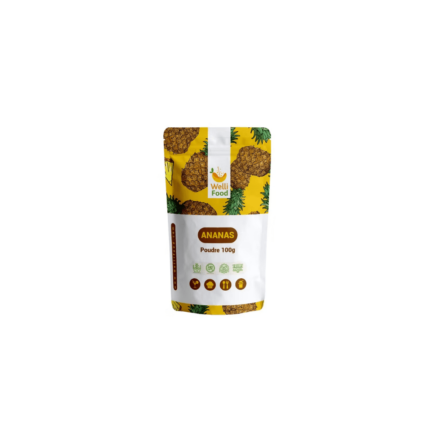 Poudre d'ananas bio | WELLI FOOD 100g